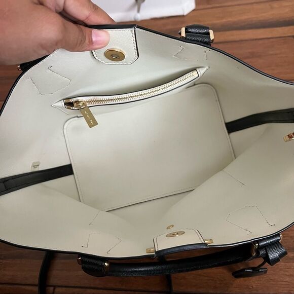 Michael Kors Greenwich LG Bag Satchel Tote Black - Picture 4 of 11